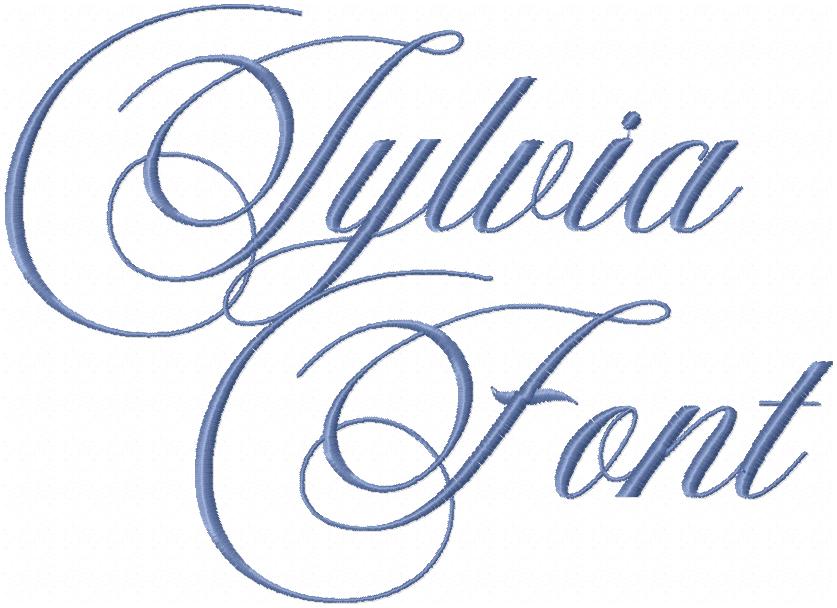 Silvia Script SYLVIA FONT | Bling Sass & Sparkle