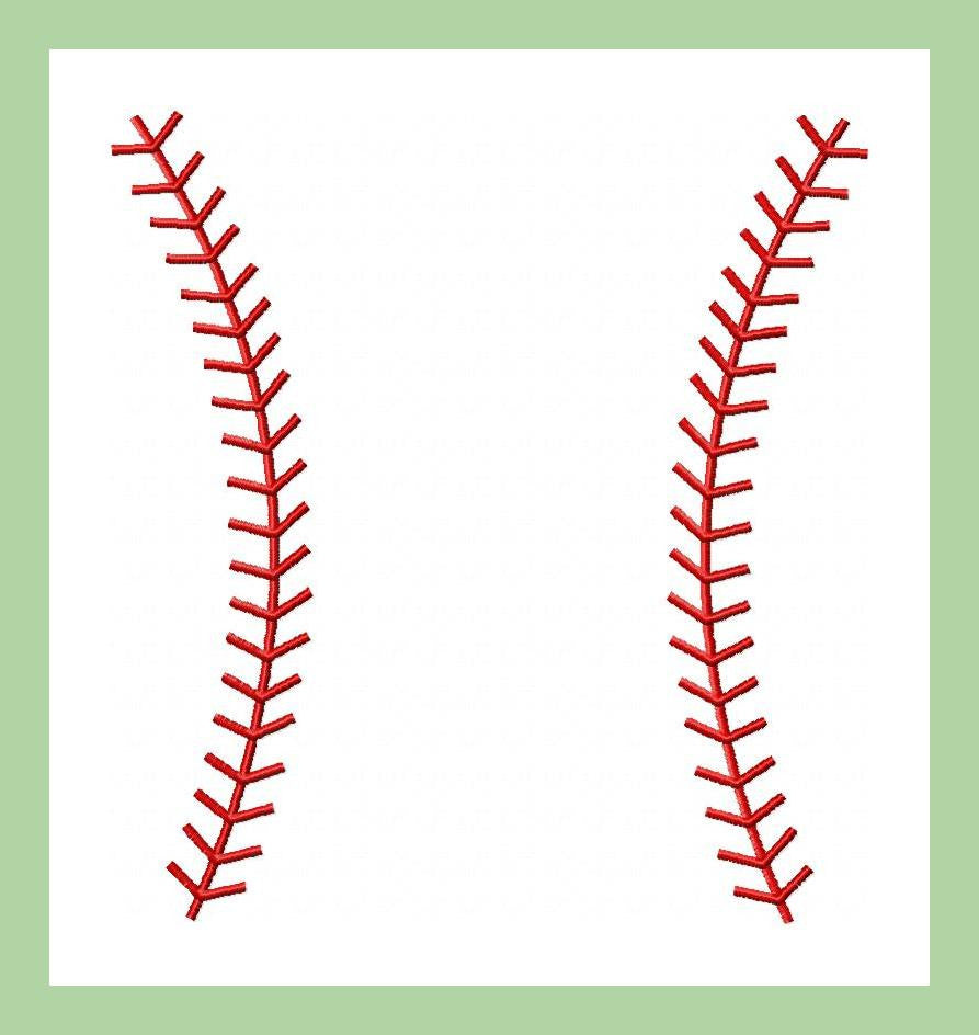 Baseball Stitches comes in 4 sizes 3x3 4x4 6x6 8x8