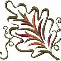 Autumn Leaf - 3 versions  Machine Embroidery Design