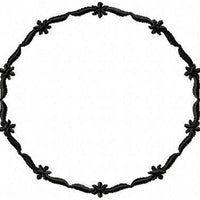 Circle Monogram Frame - border