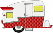 Shasta Camper - Machine Embroidery Design  Comes in 6 Sizes