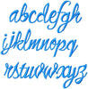Mutual Script Font - Comes in 2" and 4" sizes, with upper and lower case letters, numbers