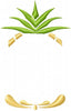 Pineapple Monogram Topper