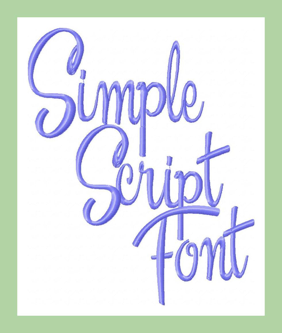 hand embroidery font